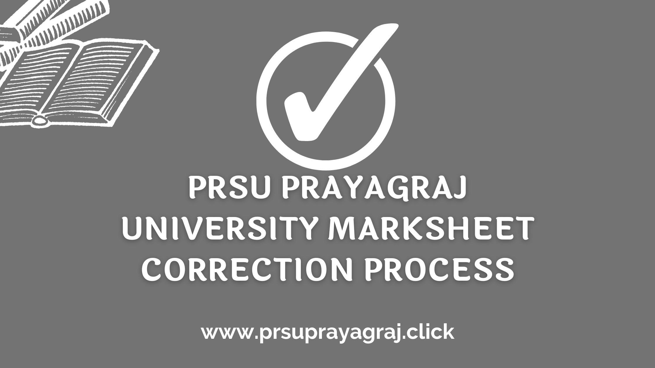 Prsu University Prayagraj Marksheet Correction